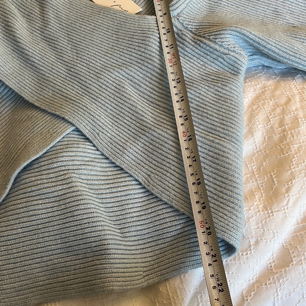 Petal and Pup Langton  Knit
Sweater Pale Blue Iff the Shoulder Size M/L - Picture 14 of 14